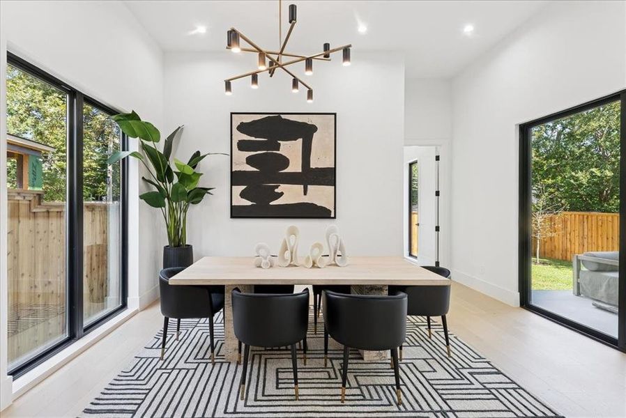 Furnished interior view inside a new home in , Dallas (Image 17). Furnished interior view inside a new home in , Dallas (Image 17).