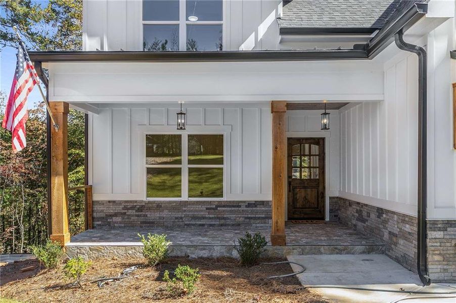 Exterior details and patio area of a home in , Cornelia (Image 26). Exterior details and patio area of a home in , Cornelia (Image 26).