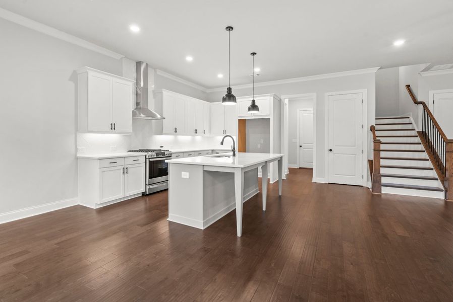 Representative furnished interior of a home built from the The Cameron by The Providence Group in Aberdeen, Hoschton (Image 8).