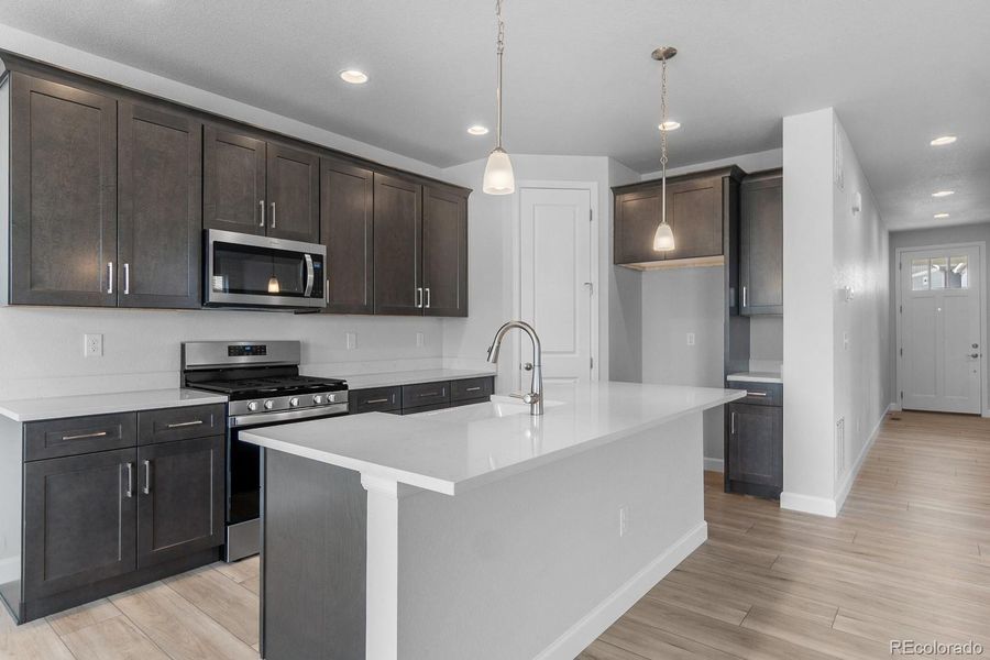 Furnished interior view inside a new home in , Castle Rock (Image 6). Furnished interior view inside a new home in , Castle Rock (Image 6).