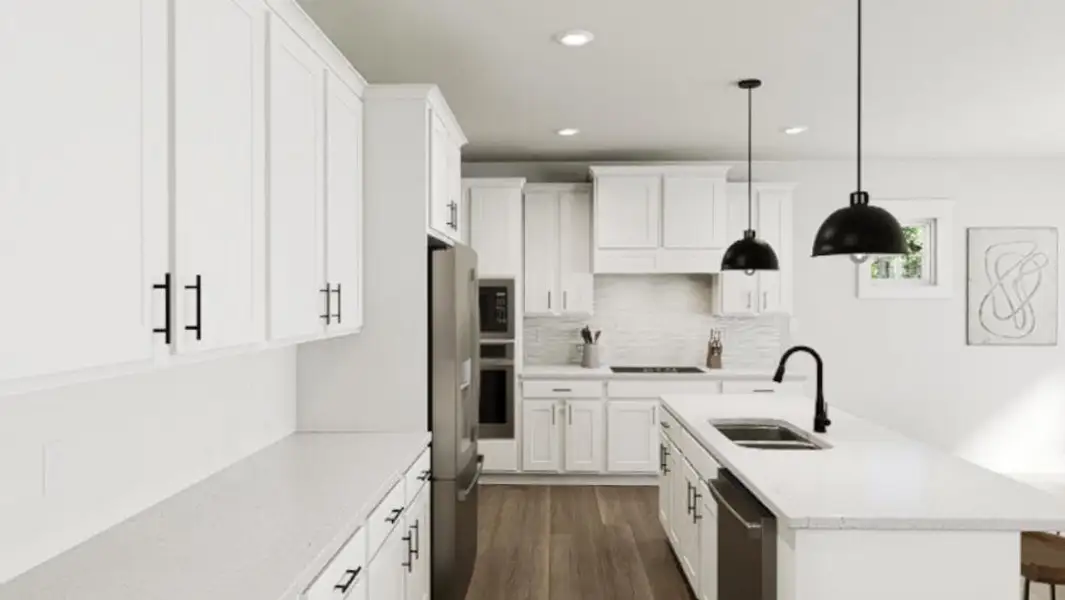 Furnished interior view inside a new home in Golden Gate, High Point (Image 8).