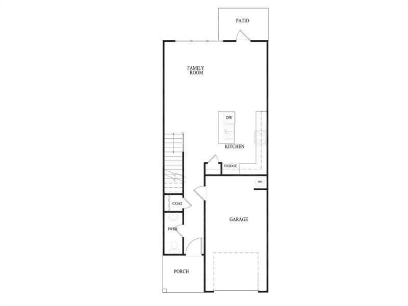 2D floor plan layout of this home in The Reserve At Clock Tower, Douglasville, GA (Image 4). 2D floor plan layout of this home in The Reserve At Clock Tower, Douglasville, GA (Image 4).