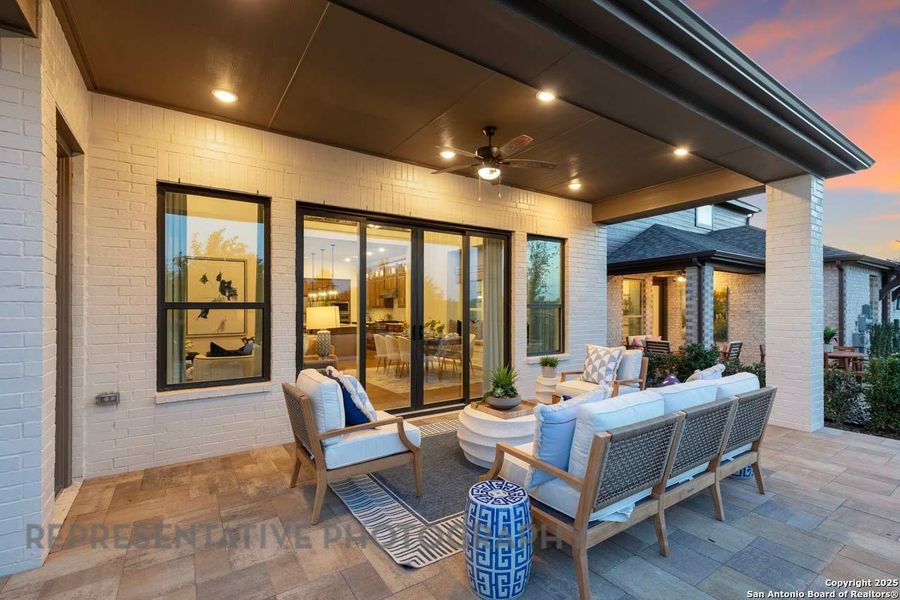 Furnished interior view inside a new home in The Ranches at Creekside, Boerne (Image 18). Furnished interior view inside a new home in The Ranches at Creekside, Boerne (Image 18).