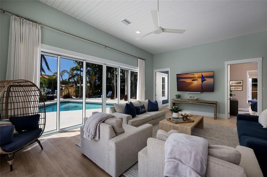 Furnished interior view inside a new home in , Bradenton Beach (Image 36).