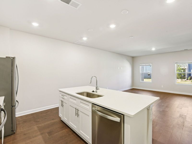 Furnished interior view inside a new home in Crossrail Station, Mooresville (Image 5).