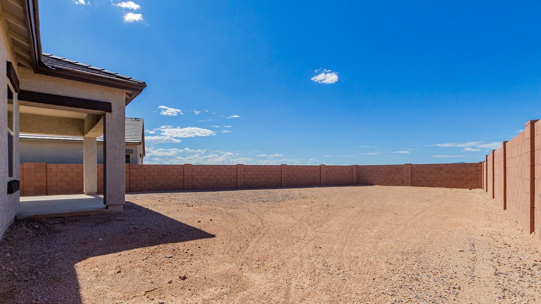 Representative exterior photo of a completed home built from the River by D.R. Horton in The Oasis at Rocking K, Vail, AZ (Image 21).