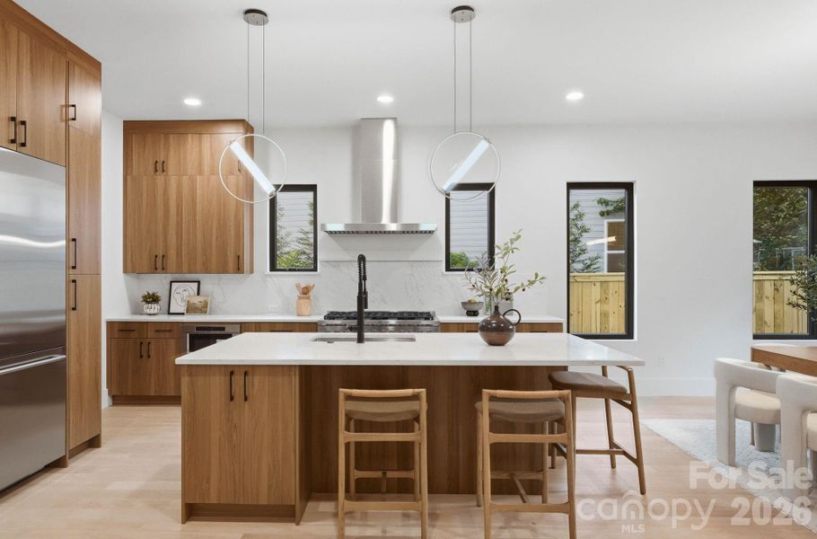 Furnished interior view inside a new home in , Charlotte (Image 40).