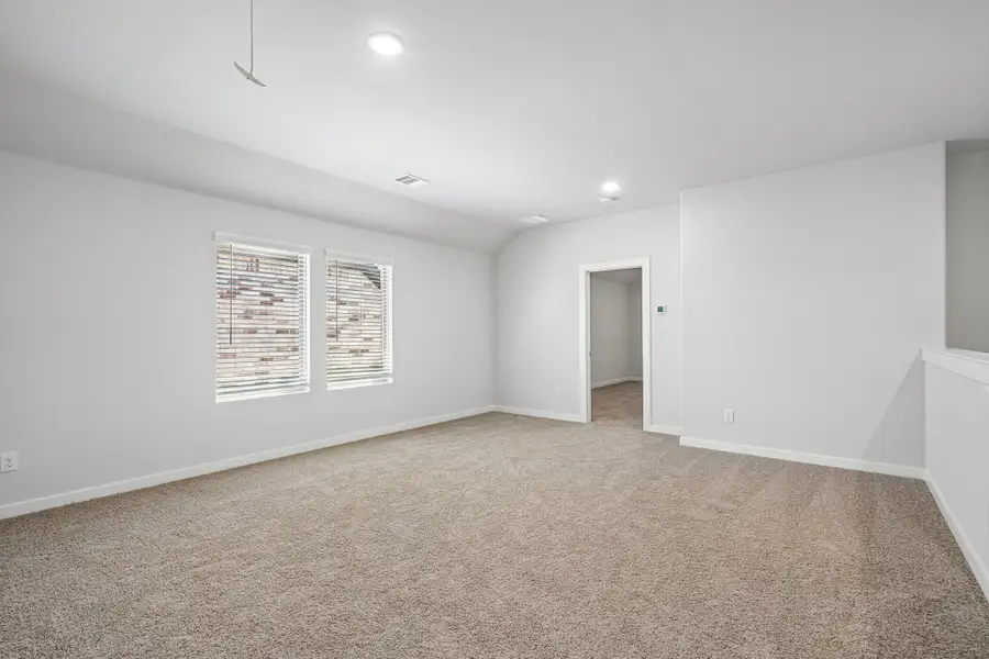 Game Room in the Wimbledon home plan by Trophy Signature Homes
