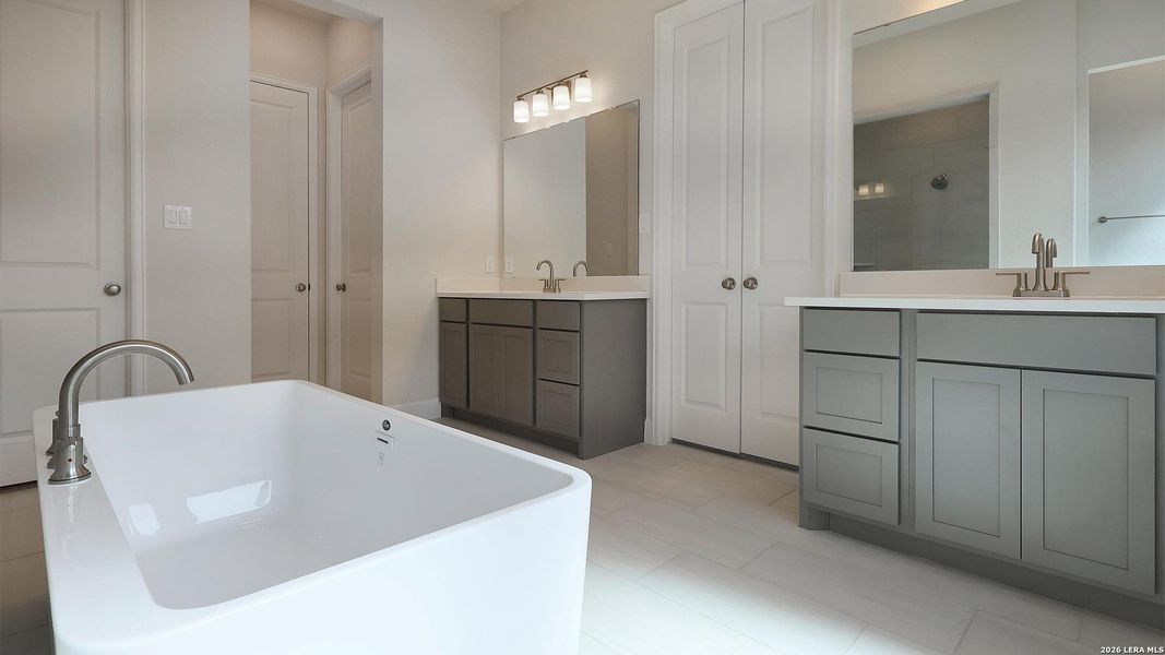 Furnished interior view inside a new home in Alsatian Oaks, Castroville (Image 9).