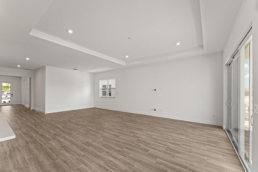 Spacious, unfurnished interior of a new home in Tradition - Seville, Port St. Lucie (Image 13). Spacious, unfurnished interior of a new home in Tradition - Seville, Port St. Lucie (Image 13).