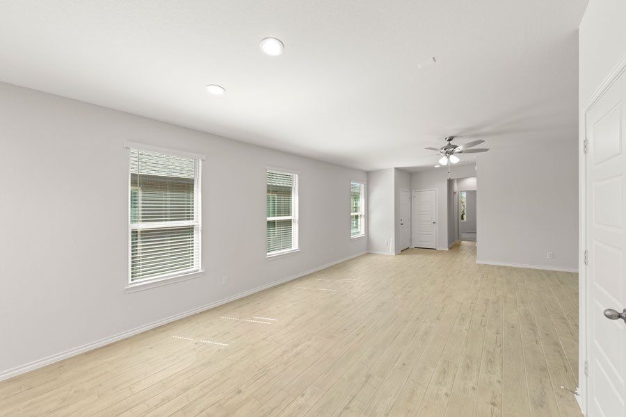 Representative exterior photo of a completed home built from the Birch by Impression Homes in Creekside Ranch, Blue Ridge, TX (Image 14).