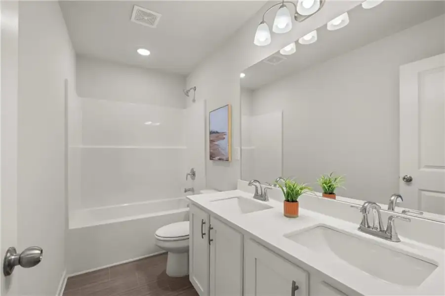 Furnished interior view inside a new home in Walden Park – The Retreat, Jonesboro (Image 43).