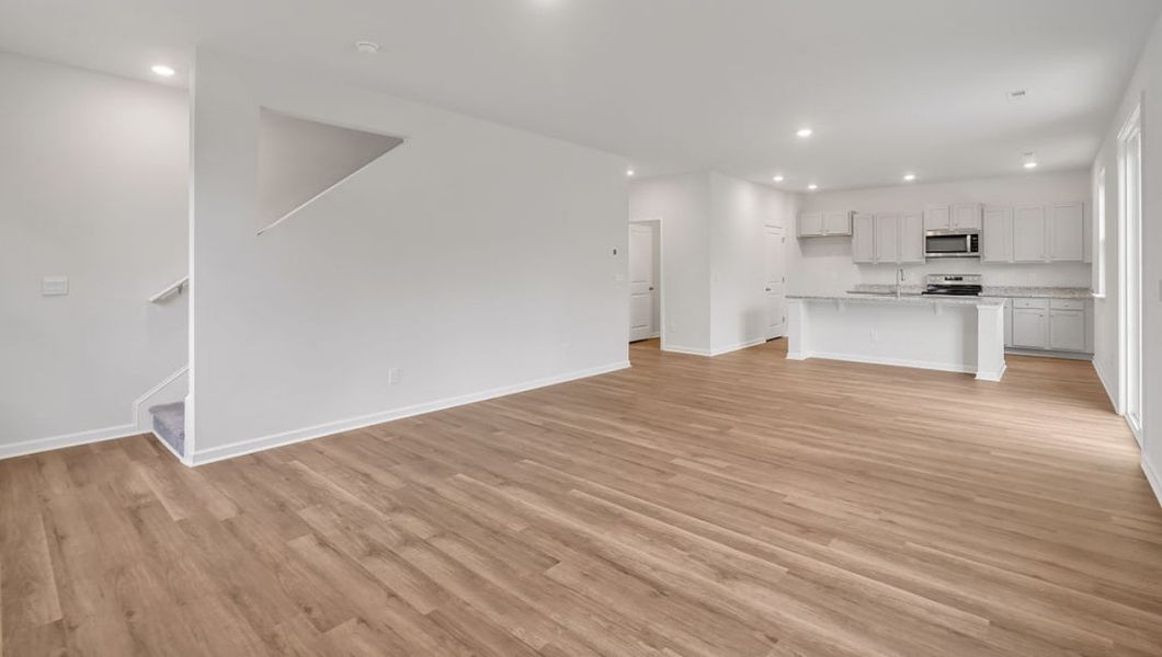 Representative unfurnished interior of a home built from the GLYNN by D.R. Horton in Grayson Park, Leland (Image 20).