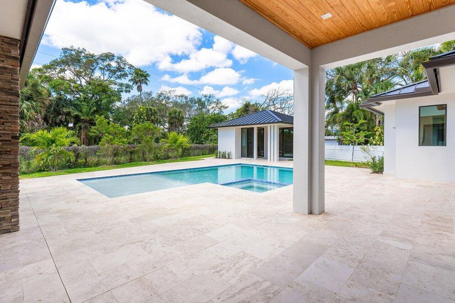 Exterior details and patio area of a home in , Delray Beach (Image 31).
