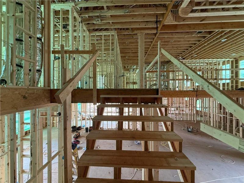 In-progress construction of a new home in , Lawrenceville, GA (Image 15).
