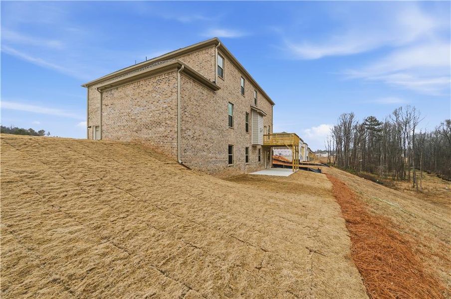 Exterior details and patio area of a home in Trinity Park, McDonough (Image 4). Exterior details and patio area of a home in Trinity Park, McDonough (Image 4).