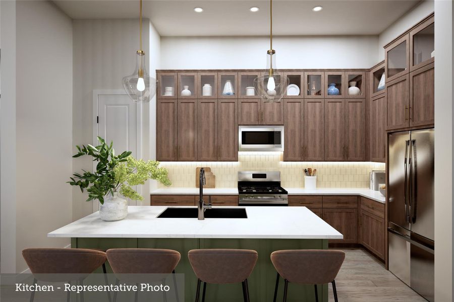 Furnished interior view inside a new home in , Montgomery (Image 15). Furnished interior view inside a new home in , Montgomery (Image 15).