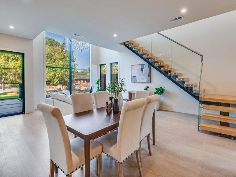 Furnished interior view inside a new home in , Dallas (Image 3). Furnished interior view inside a new home in , Dallas (Image 3).