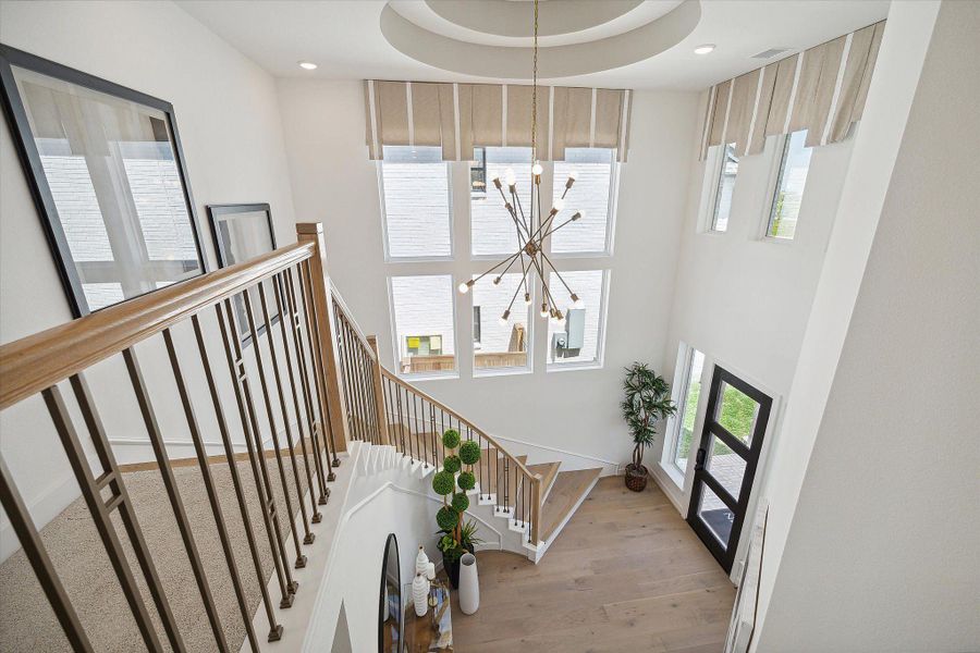 Furnished interior view inside a new home in The Trails, New Caney (Image 11).