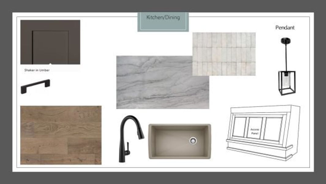 Sample of building materials used in homes in Heath Golf and Yacht Club, Rockwall (Image 26).