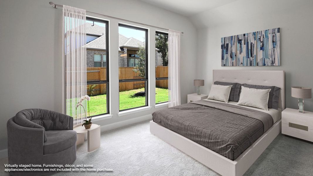 Furnished interior view inside a new home in 6 Creeks 45', Kyle (Image 4). Furnished interior view inside a new home in 6 Creeks 45', Kyle (Image 4).