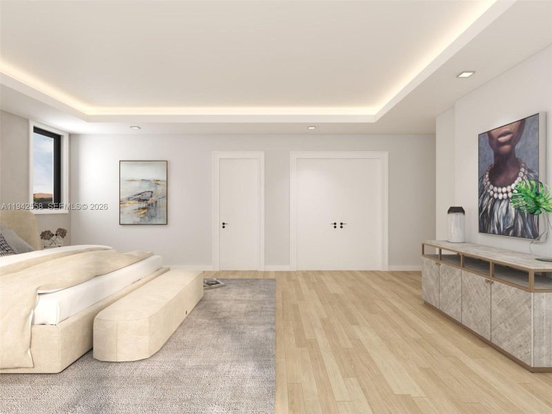 Furnished interior view inside a new home in , Fort Lauderdale (Image 22).