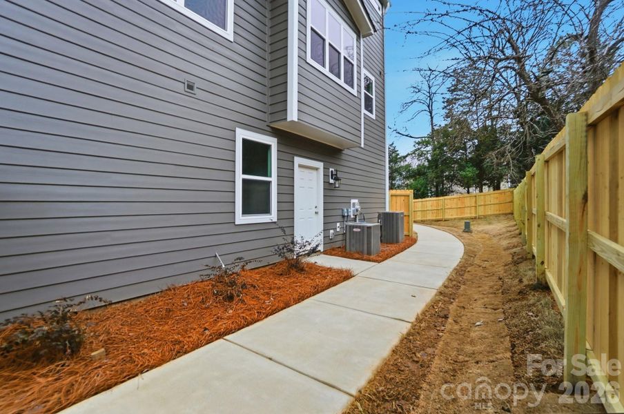 Exterior details and patio area of a home in , Charlotte (Image 22). Exterior details and patio area of a home in , Charlotte (Image 22).