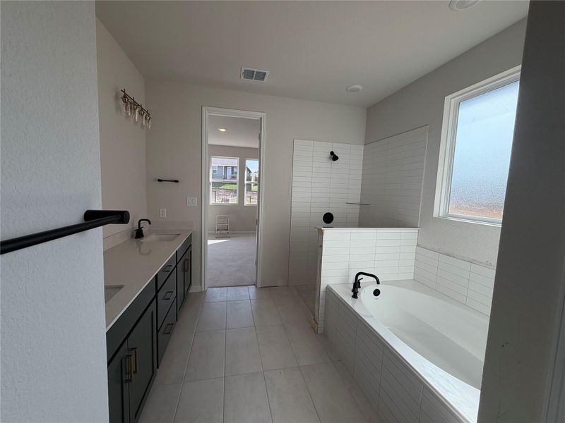 Furnished interior view inside a new home in Cannon Ranch 45s, Dripping Springs (Image 8). Furnished interior view inside a new home in Cannon Ranch 45s, Dripping Springs (Image 8).