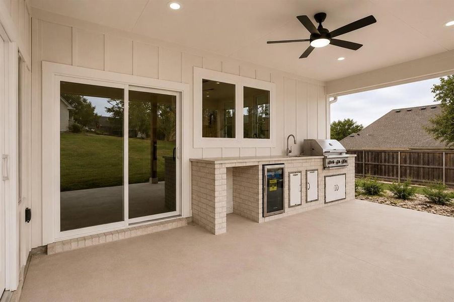 Exterior details and patio area of a home in , Sherman (Image 25). Exterior details and patio area of a home in , Sherman (Image 25).