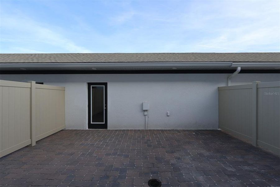 Exterior details and patio area of a home in Center Lake on the Park, St. Cloud (Image 19). Exterior details and patio area of a home in Center Lake on the Park, St. Cloud (Image 19).