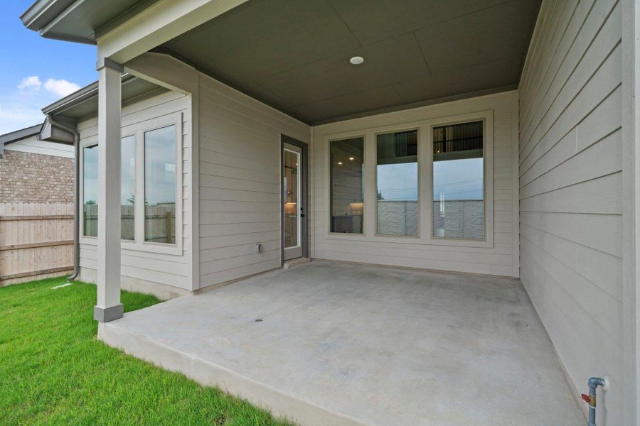 Rear Covered Patio Rear Covered Patio