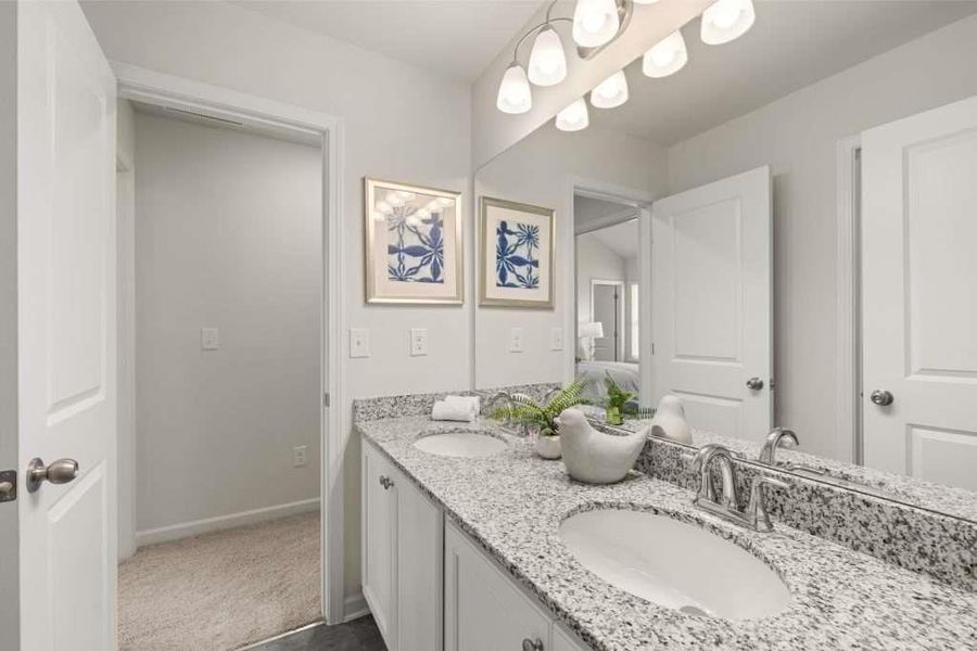 Furnished interior view inside a new home in Kingsmere Estates, Loganville (Image 6).