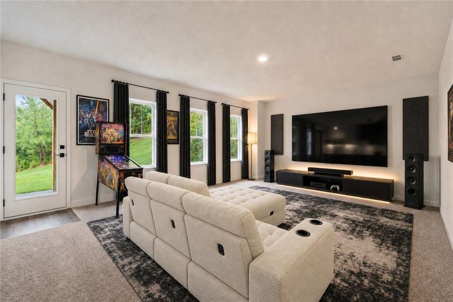 Furnished interior view inside a new home in Thunder Ridge, Dawsonville (Image 15).