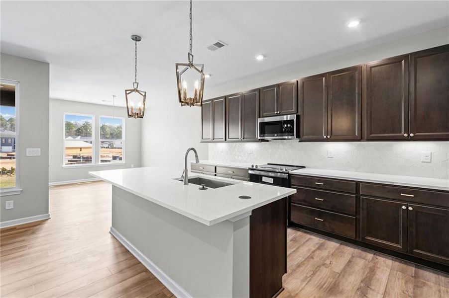 Furnished interior view inside a new home in Twin Lakes, Hoschton (Image 14).