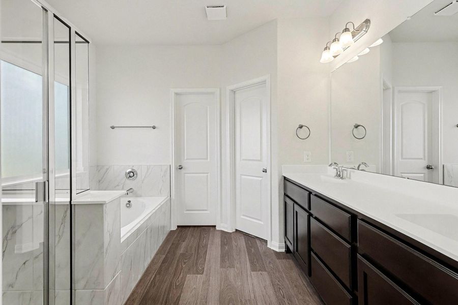 Furnished interior view inside a new home in Clear View Estates, Willis (Image 6). Furnished interior view inside a new home in Clear View Estates, Willis (Image 6).