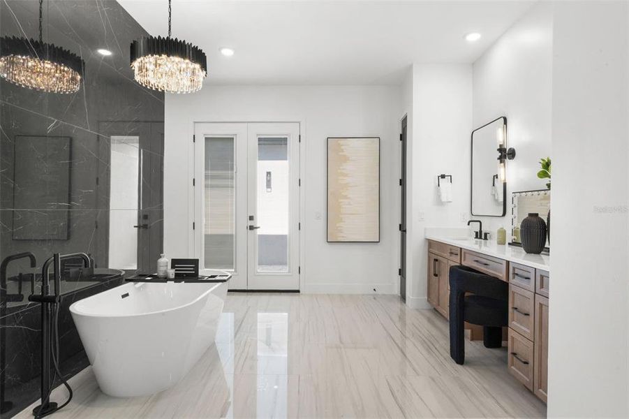 Furnished interior view inside a new home in , Wesley Chapel (Image 24). Furnished interior view inside a new home in , Wesley Chapel (Image 24).