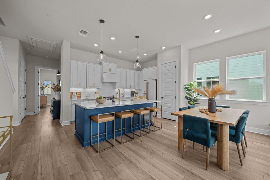 Kitchen - Dining (Staged)