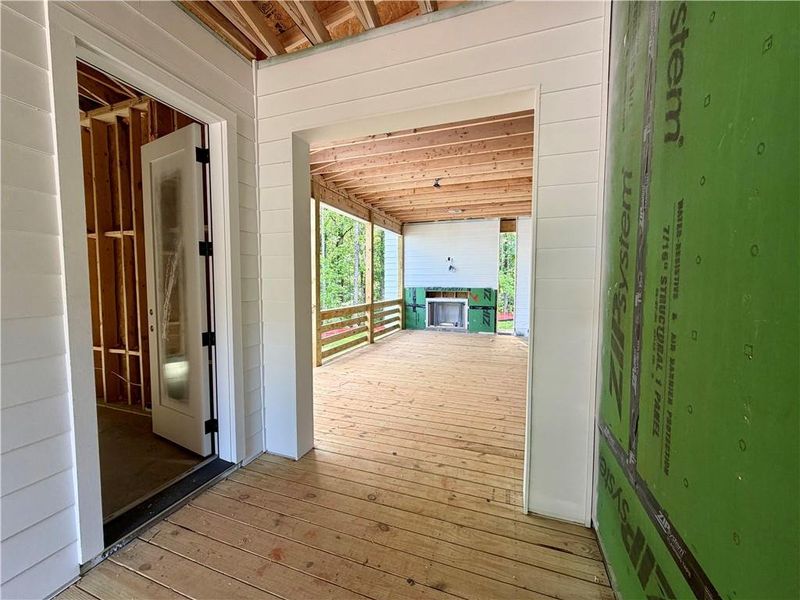 In-progress construction of a new home in Aster, Roswell, GA (Image 40).