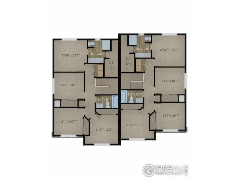 2D floor plan layout of this home in , Loveland, CO (Image 4). 2D floor plan layout of this home in , Loveland, CO (Image 4).