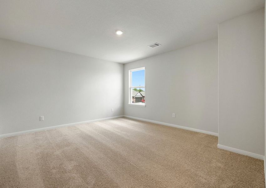 Secondary bedroom with lush carpet Secondary bedroom with lush carpet