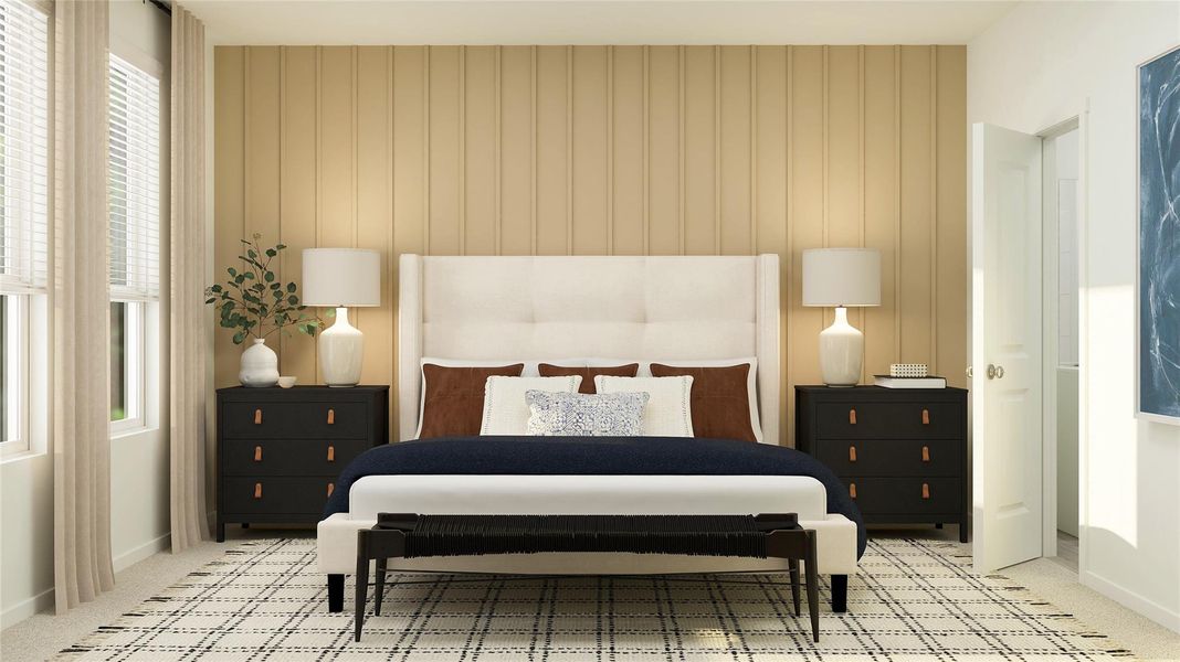 Furnished interior view inside a new home in Moore Landing, Magnolia (Image 22).