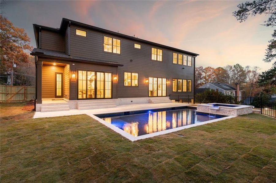Exterior details and patio area of a home in , Dunwoody (Image 24).