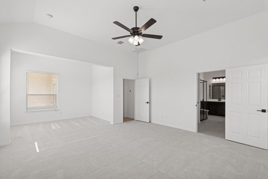 Secluded primary suite Secluded primary suite