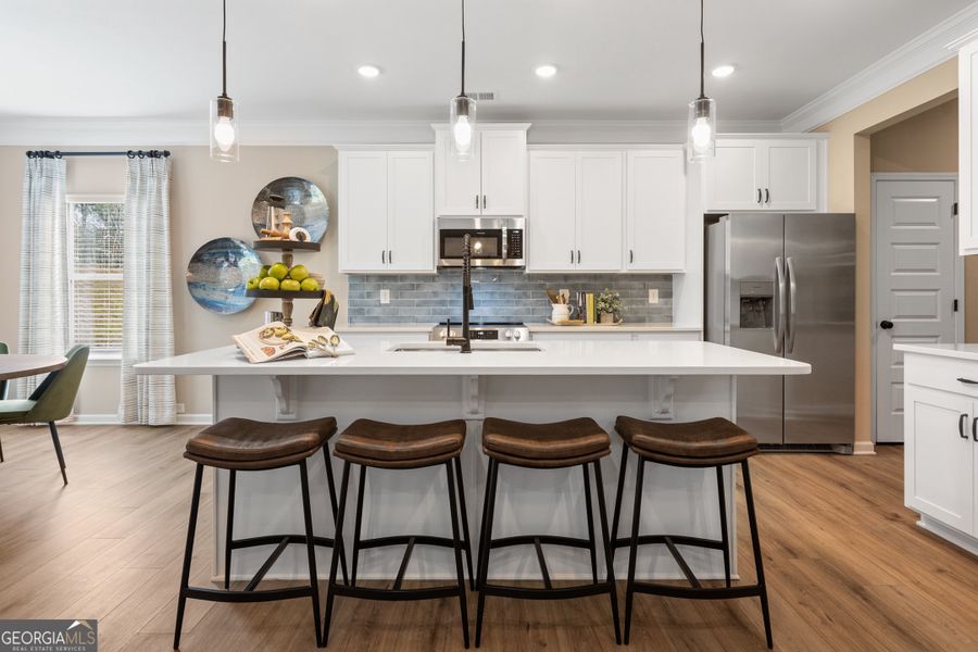 Furnished interior view inside a new home in Maddox Station, Eatonton (Image 24).