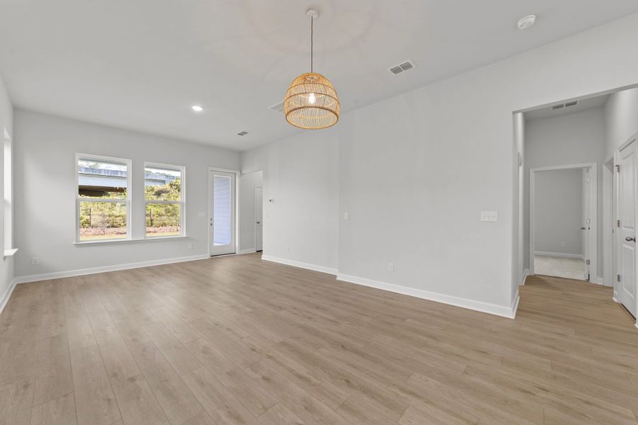 Dining Area and Family Room