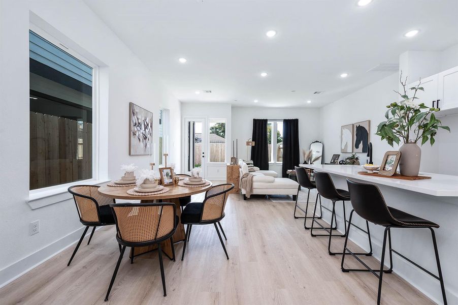 Furnished interior view inside a new home in , Houston (Image 6).