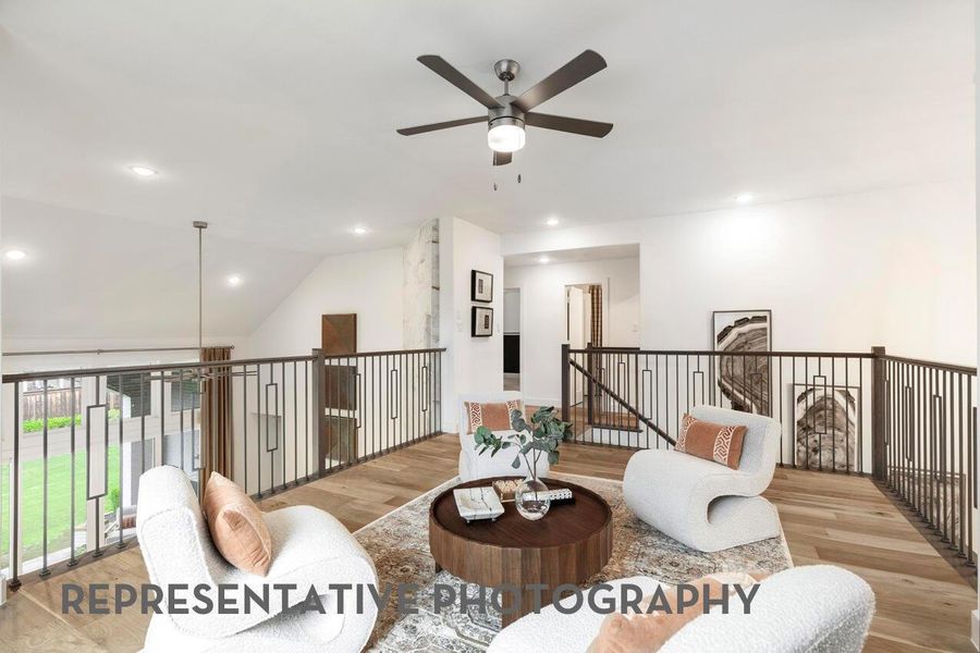 Furnished interior view inside a new home in Cross Creek West, Fulshear (Image 32).