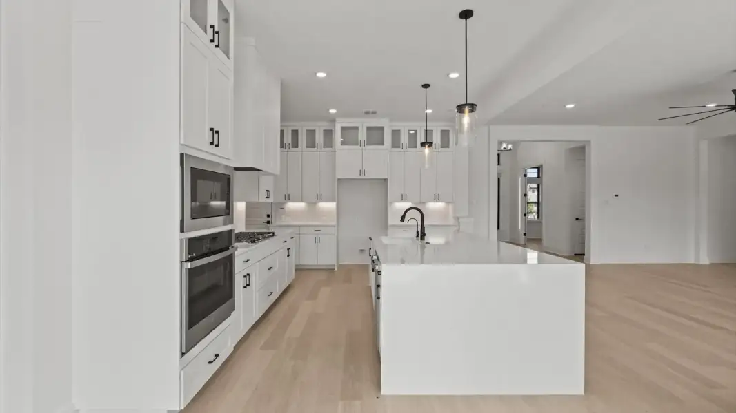 Furnished interior view inside a new home in Sweetwater, Austin (Image 6).