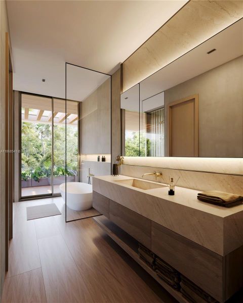 Furnished interior view inside a new home in , Miami (Image 5). Furnished interior view inside a new home in , Miami (Image 5).