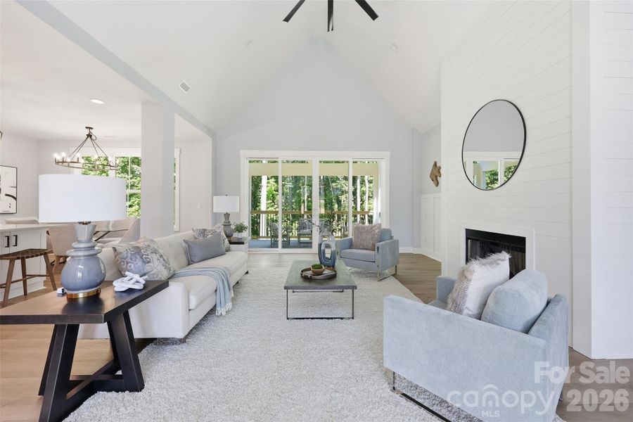 Furnished interior view inside a new home in , Clover (Image 11). Furnished interior view inside a new home in , Clover (Image 11).